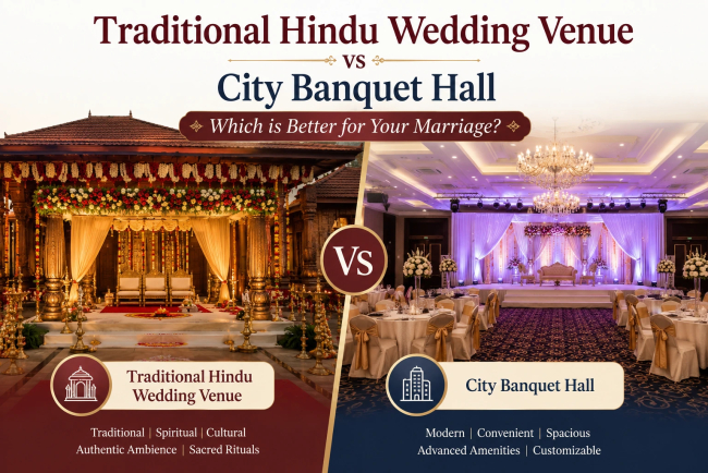 Traditional Hindu Wedding Venue vs City Banquet Hall – Which is Better for Your Marriage?