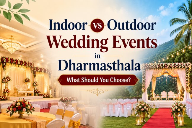 Indoor vs Outdoor Wedding Events in Dharmasthala: What Should You Choose?