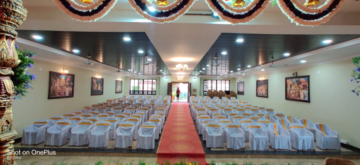 Wedding function at Parijatha Conventional Hall Dharmasthala